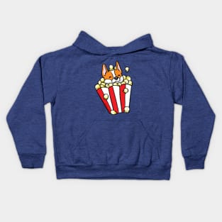 Corgi Popcorn Kids Hoodie